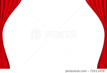 Red curtains on stage sleeves Red curtains on stage sleeves 72011459