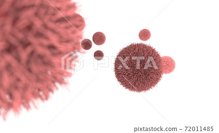 Dust, virus pollen image CG 72011485