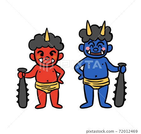 Illustration of Setsubun demon - Stock Illustration [72012469] - PIXTA