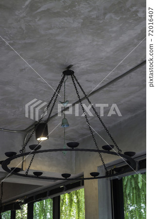 Vintage loft house interior in summer Vintage loft house interior in summer 72016407