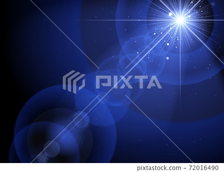 Glittering lens flare and glitter of light 72016490
