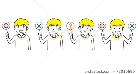 手繪1色〇×?男孩男孩 手繪1色〇×?男孩男孩 72016699