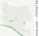 Easy-to-write map of Setagaya-ku, Tokyo 72016738