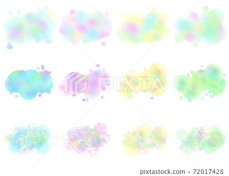 Abstract watercolor on a white background, colorful in multiple colors Abstract watercolor on a white background, colorful in multiple colors 72017428