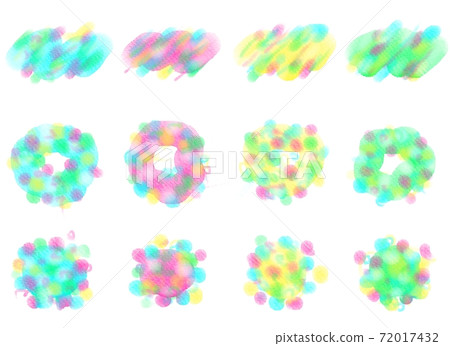Abstract watercolor on a white background, colorful in multiple colors Abstract watercolor on a white background, colorful in multiple colors 72017432