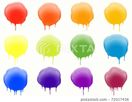 Abstract watercolor on a white background, colorful in multiple colors Abstract watercolor on a white background, colorful in multiple colors 72017436