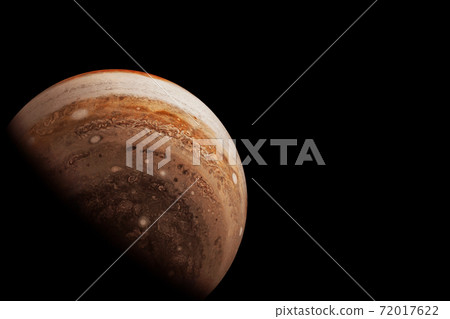 Planet Jupiter on a dark background. Elements of this image furnished by NASA 72017622