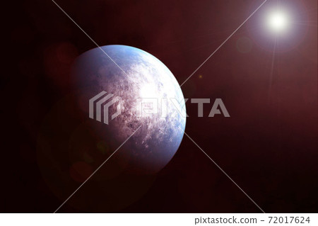 Exoplanet in deep space.Elements of this image were furnished by NASA. 72017624