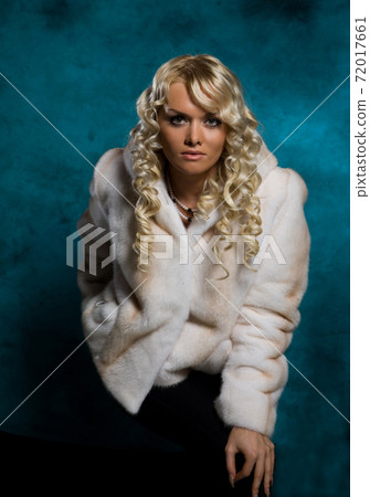 Young Woman In Fur Coat Young Woman In Fur Coat 72017661