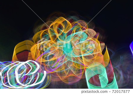Background. Abstract LED lighting and selective focus on black background. Background. Abstract LED lighting and selective focus on black background. 72017877
