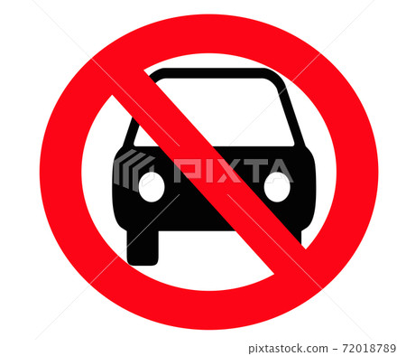 Parking prohibited mark ② 72018789