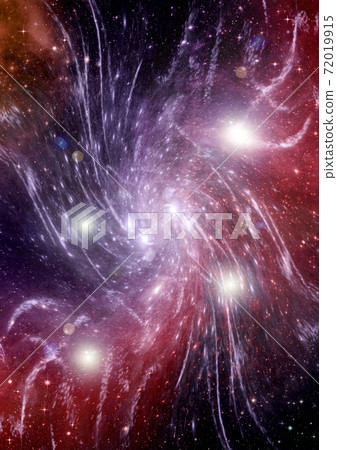 galaxy in a free space. 3D rendering 72019915