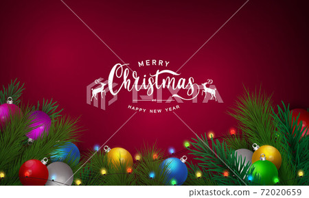 Merry Christmas and Happy New Year background. Celebration background template with ribbons. luxury greeting rich card. Merry Christmas and Happy New Year background. Celebration background template with ribbons. luxury greeting rich card. 72020659