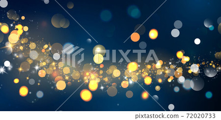 abstract blurred light element that can be used for cover decoration bokeh background with yellow color 72020733