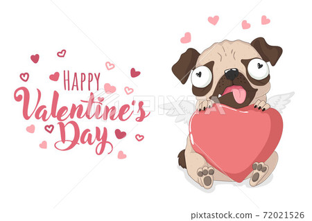 pug valentine shirt