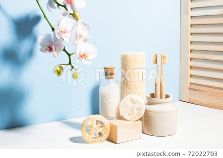 Set of personal care products, concept of zero waste lifestyle 72022703