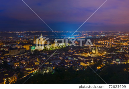 Prague cityscape in Czech Republic Prague cityscape in Czech Republic 72023609