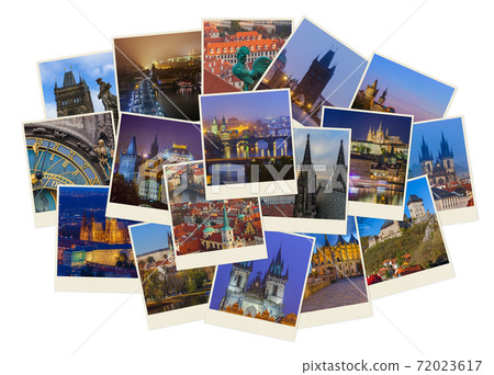 Collage of Prague in Czech republic images (my photos) 72023617