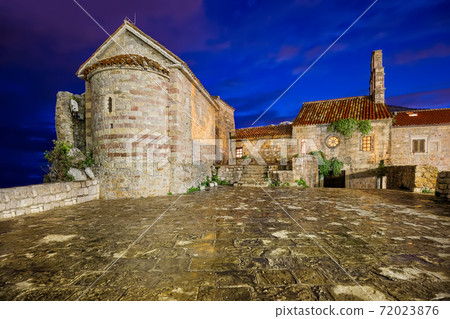 Old Town in Budva Montenegro 72023876