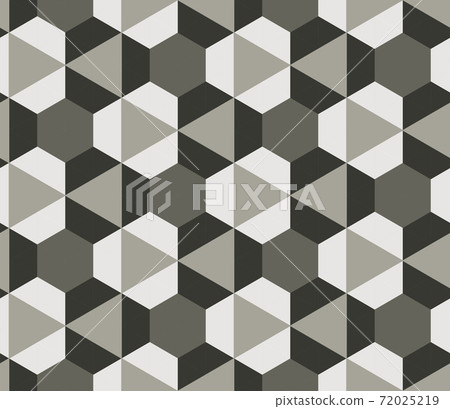 Seamless geometric pattern with the image of... - Stock Illustration ...