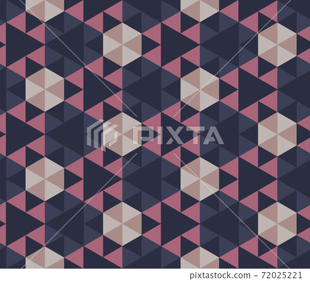 Seamless geometric pattern with the image of triangles, rhombuses, squares, stars. Vector design for web banner, business presentation, brand package, fabric, print, wallpaper 72025221