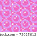 Seamless geometric pattern with the image of circles, dots, raindrops. Vector design for web banner, business presentation, brand package, fabric, print, wallpaper 72025612