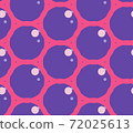 Seamless geometric pattern with the image of circles, dots, raindrops. Vector design for web banner, business presentation, brand package, fabric, print, wallpaper 72025613