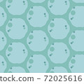 Seamless geometric pattern with the image of circles, dots, raindrops. Vector design for web banner, business presentation, brand package, fabric, print, wallpaper 72025616