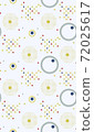 Seamless geometric pattern with the image of circles, dots, raindrops. Vector design for web banner, business presentation, brand package, fabric, print, wallpaper 72025617