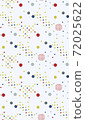 Seamless geometric pattern with the image of circles, dots, raindrops. Vector design for web banner, business presentation, brand package, fabric, print, wallpaper 72025622