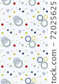 Seamless geometric pattern with the image of circles, dots, raindrops. Vector design for web banner, business presentation, brand package, fabric, print, wallpaper 72025625