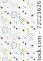 Seamless geometric pattern with the image of circles, dots, raindrops. Vector design for web banner, business presentation, brand package, fabric, print, wallpaper 72025626