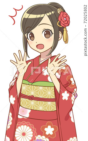 鞦韆袖驚訝的女人 72025802