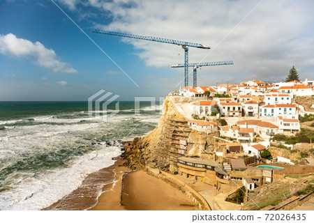 Azenhas do Mar, fishing village near Lisbon, Sintra Portugal Azenhas do Mar, fishing village near Lisbon, Sintra Portugal 72026435
