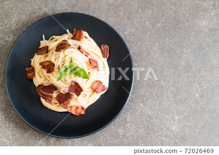 spaghetti cream cheese with bacon spaghetti cream cheese with bacon 72026469