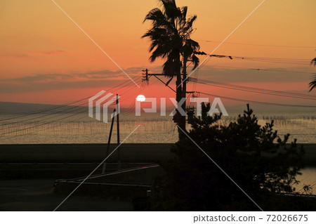 Kumamoto Prefecture Nagasu dusk, Kumamoto Prefecture Nagasu dusk, 72026675