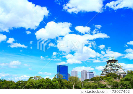 Scenery of Osaka City, Osaka Castle and its surroundings Scenery of Osaka City, Osaka Castle and its surroundings 72027402