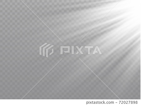 White sun rays. White sun rays. 72027898