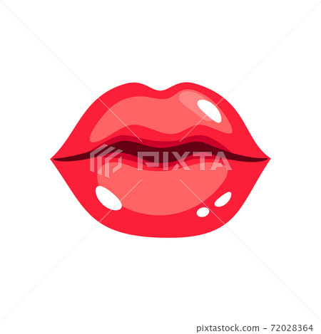 Red sexy beautiful lips 72028364