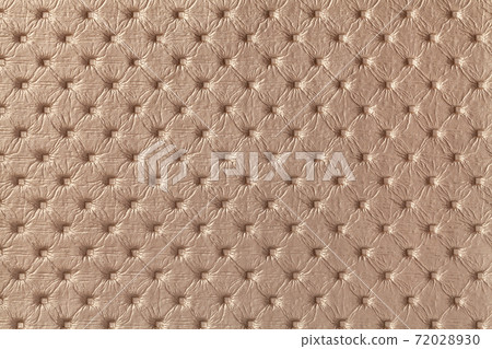 Texture of brown leather background with capitone pattern, macro. Texture of brown leather background with capitone pattern, macro. 72028930
