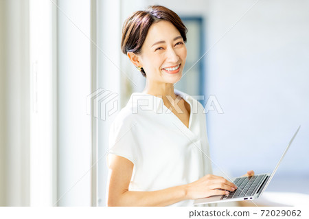 婦女的家用筆記本電腦業務 72029062