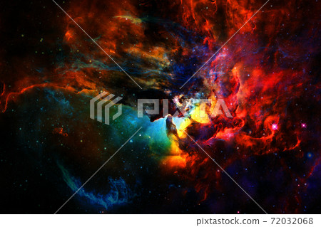 Nebula, cluster of stars in deep space. Elements of this image furnished by NASA Nebula, cluster of stars in deep space. Elements of this image furnished by NASA 72032068