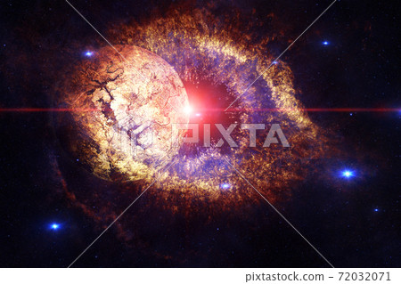 Cluster of stars. Nebula. Elements of this image furnished by NASA Cluster of stars. Nebula. Elements of this image furnished by NASA 72032071