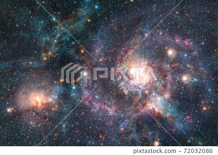 Nebula, cluster of stars in deep space. Elements of this image furnished by NASA 72032086