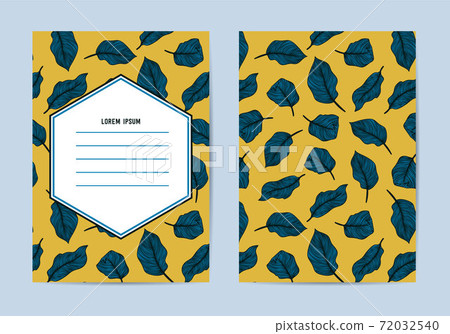 Collection of vector patterns with patterns. Abstract exotic tropical leaf and flowers background. Perfect for invitation greeting template. Summer style banners. Collection of vector patterns with patterns. Abstract exotic tropical leaf and flowers background. Perfect for invitation greeting template. Summer style banners. 72032540
