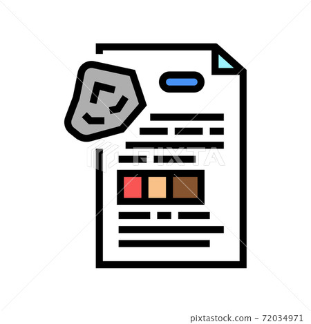 grounf or stone characteristics color icon vector illustration grounf or stone characteristics color icon vector illustration 72034971