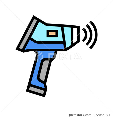 geology measuring device color icon vector illustration 72034974