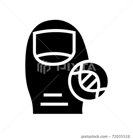 genetic influence nail, heredity glyph icon vector illustration genetic influence nail, heredity glyph icon vector illustration 72035528