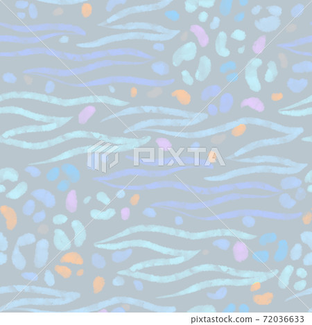 Lines, stripes and dots seamless pattern. Animal skin ornament imitation. 72036633
