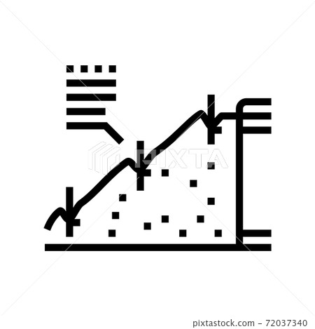 strengthening of road slopes line icon vector illustration strengthening of road slopes line icon vector illustration 72037340